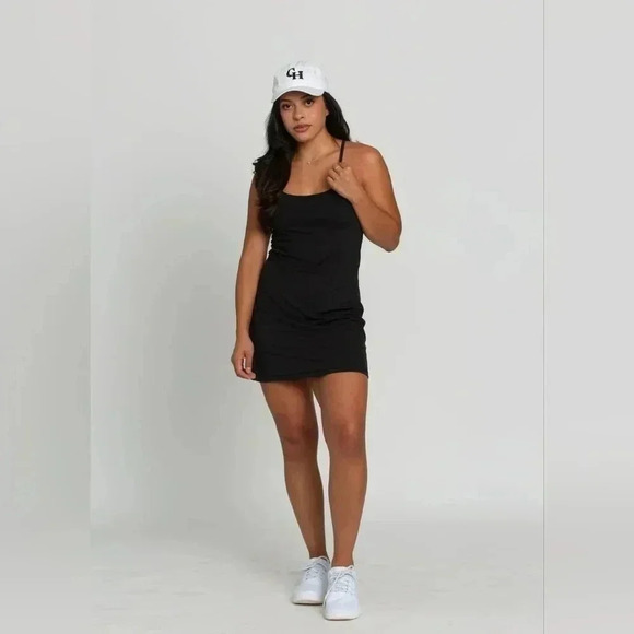 Gold Hinge Black Athletic Dress T Back XS NWT $69 - Picture 5 of 10